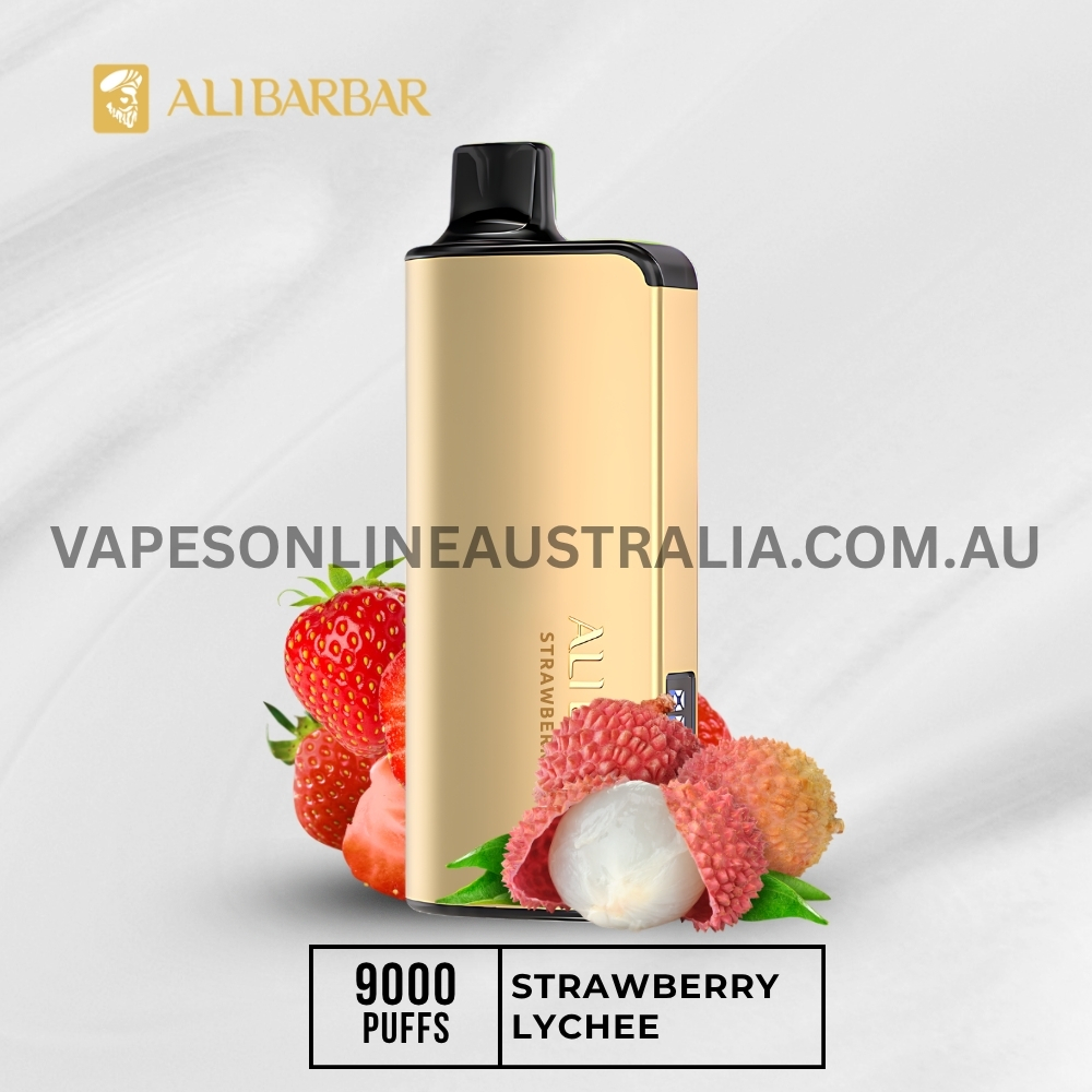 ALIBARBAR INGOT 9000 Puffs Strawberry Lychee ALIBARBAR INGOT 9000 Puffs Strawberry Lychee