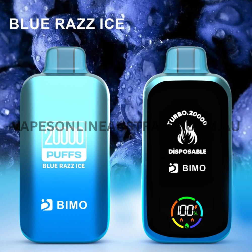 BIMO Turbo 20000 Puffs Bluerazz Ice BIMO Turbo 20000 Puffs Blue Razz Ice
