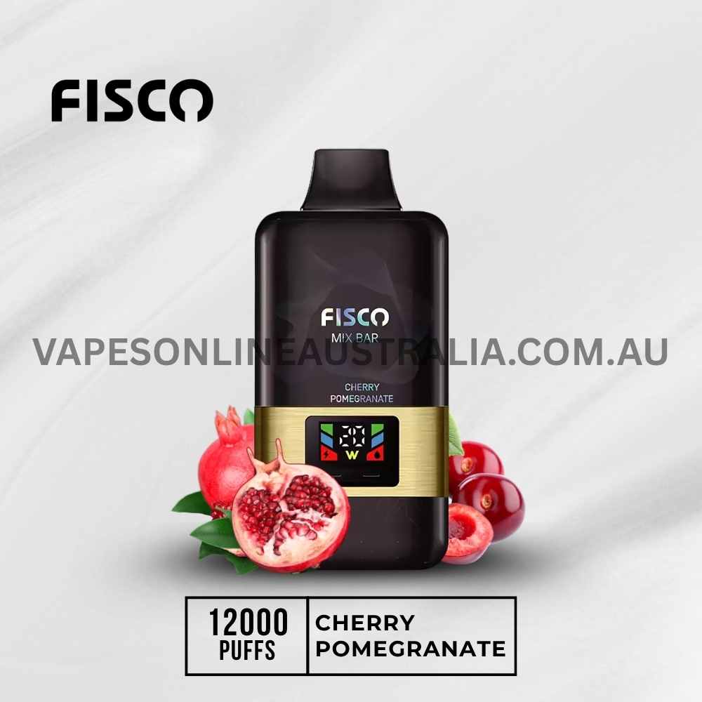 FISCO Mix Bar 12000 Puffs Cherry Pomegranate FISCO Mix Bar 12000 Puffs Cherry Pomegranate