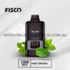 FISCO Mix Bar 12000 Puffs Mint Shisha