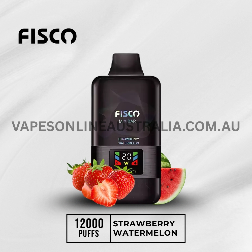 FISCO Mix Bar 12000 Puffs Strawberry Watermelon FISCO Mix Bar 12000 Puffs Strawberry Watermelon