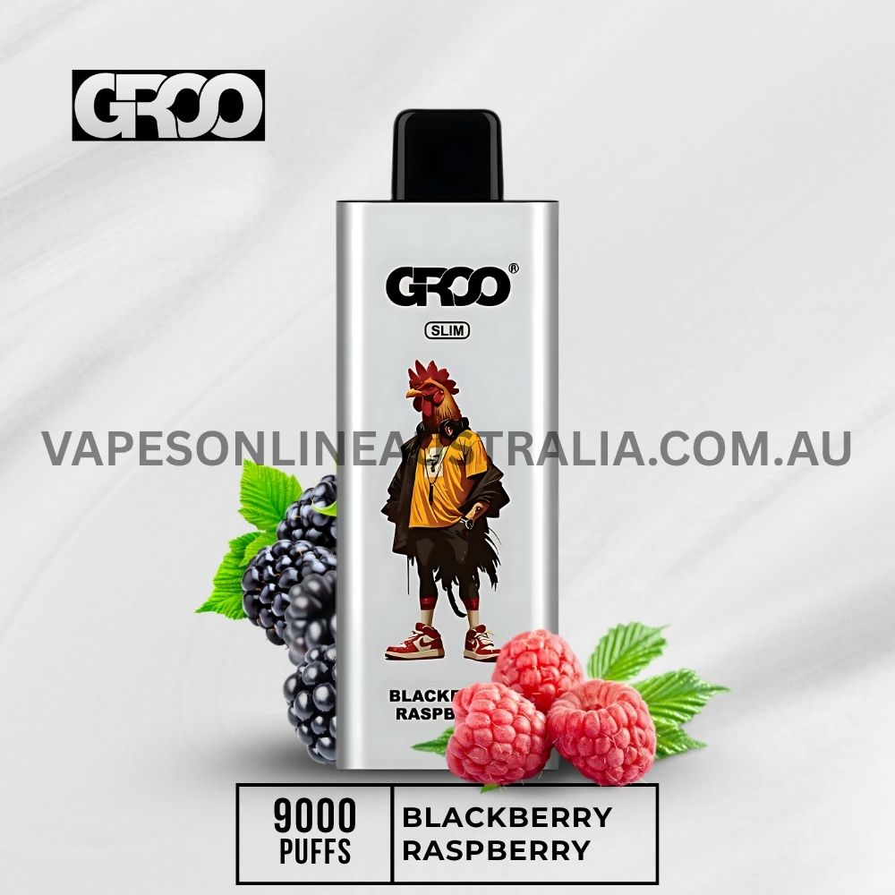 GROO Slim 9000 Puffs Blackberry Raspberry GROO Slim 9000 Puffs Blackberry Raspberry