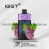 Iget One 12000 Puffs Chuppa Chupps Grape