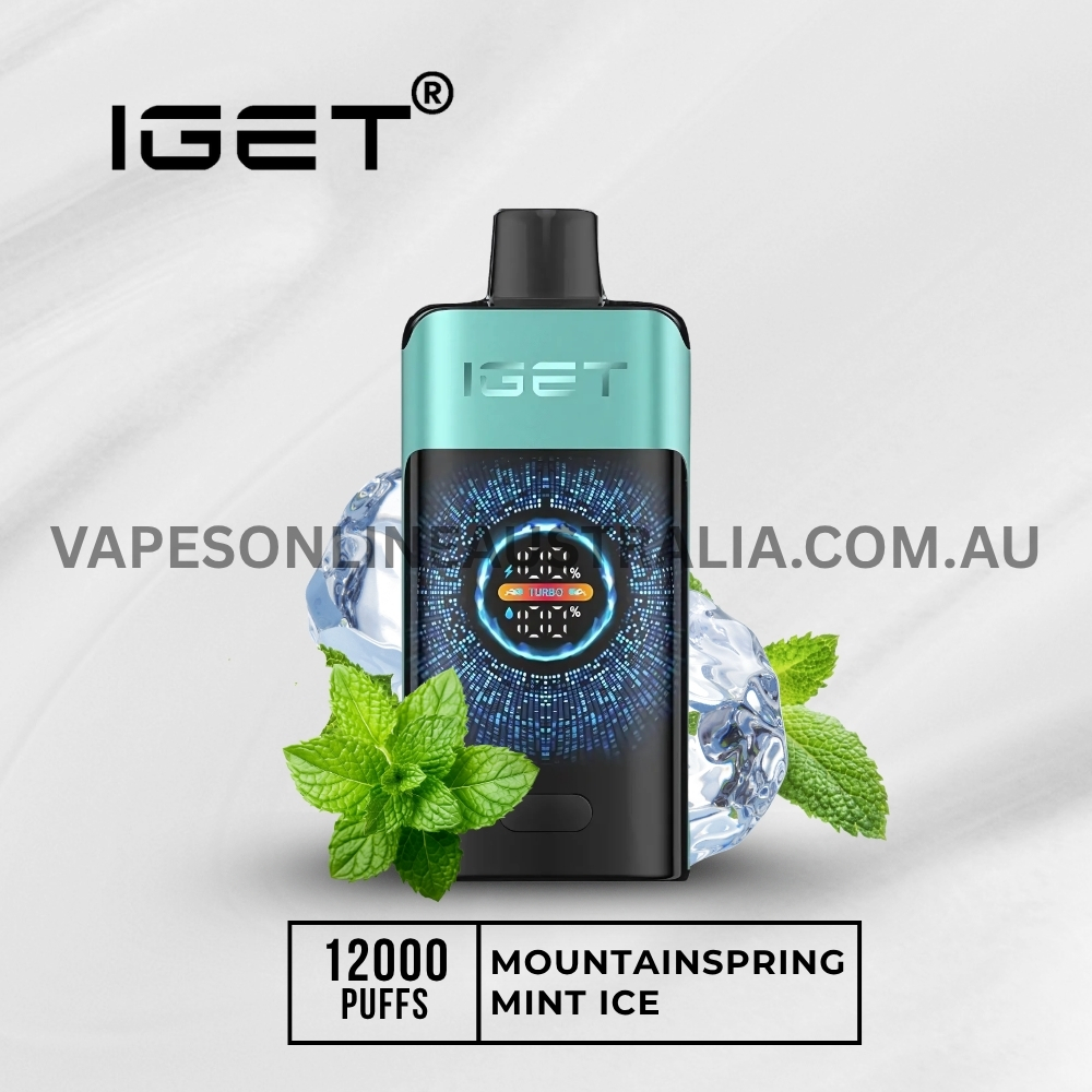 Iget One 12000 Puffs Mountainspring Mint Ice Iget One 12000 Puffs Mountainspring Mint Ice