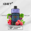 Iget One 12000 Puffs Raspberry Raspberry Grape