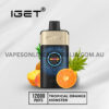 Iget One 12000 Puffs Tropical Orange Monster