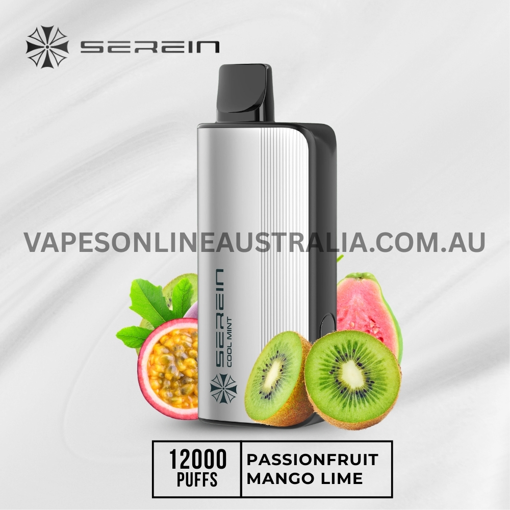 SEREIN Mech 12000 Puffs Passionfruit Mango Lime SEREIN Mech 12000 Puffs Passionfruit Mango Lime