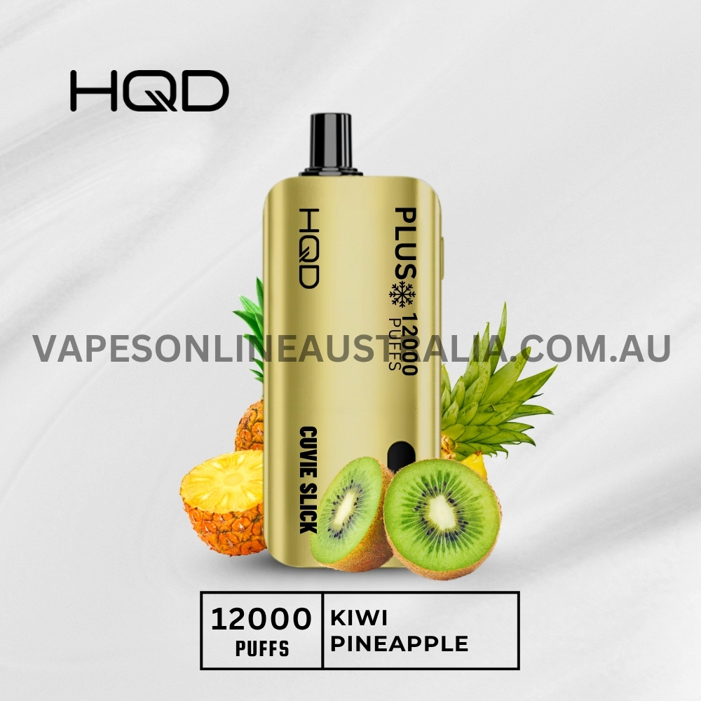 HQD Cuvie Slick Plus 12000 Puffs Kiwi Pineapple HQD Cuvie Slick Plus 12000 Puffs Kiwi Pineapple
