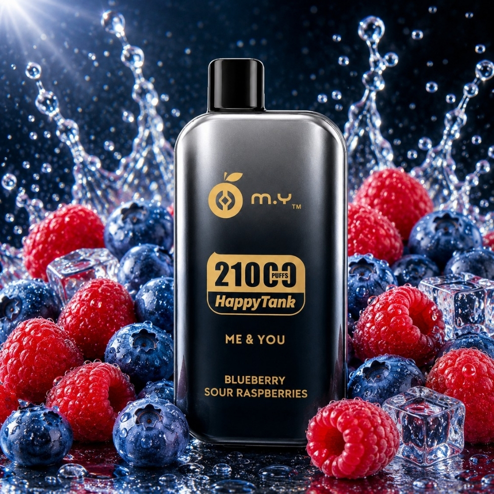HappyTank 21000 Puffs Blueberry Sour Raspberries HappyTank 21000 Puffs Blueberry Sour Raspberries