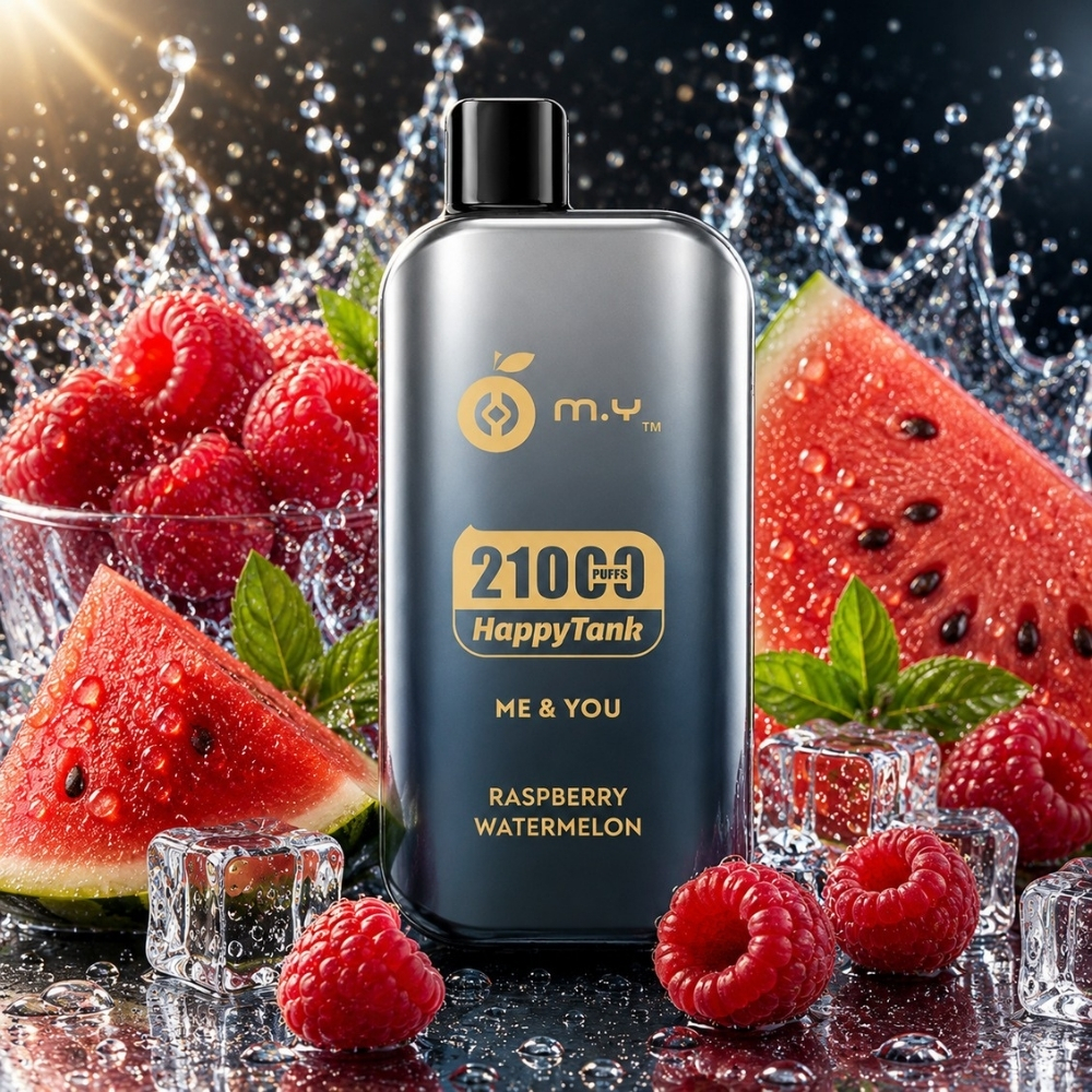 HappyTank 21000 Puffs Raspberry Watermelon HappyTank 21000 Puffs Raspberry Watermelon