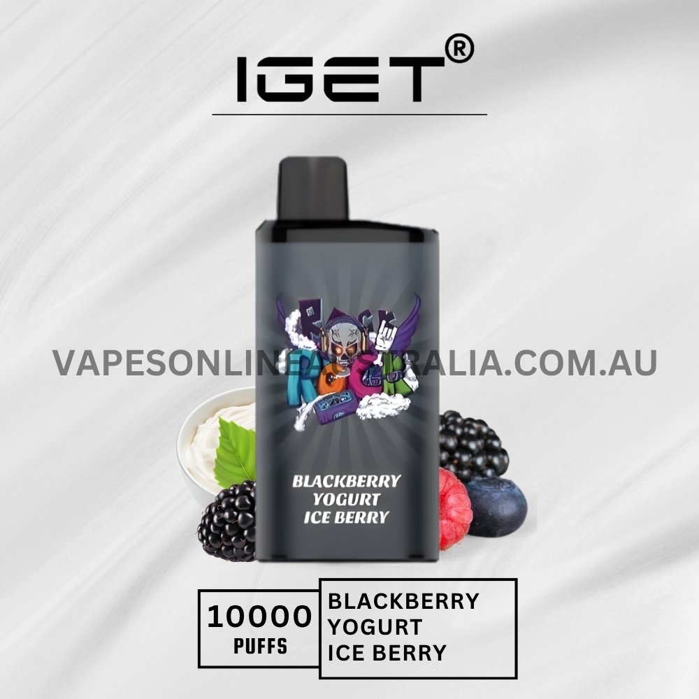 IGET Bar Pro 10000 Puffs Blackberry Yogurt Ice Berry IGET Bar Pro 10000 Puffs Blackberry Yogurt Ice Berry