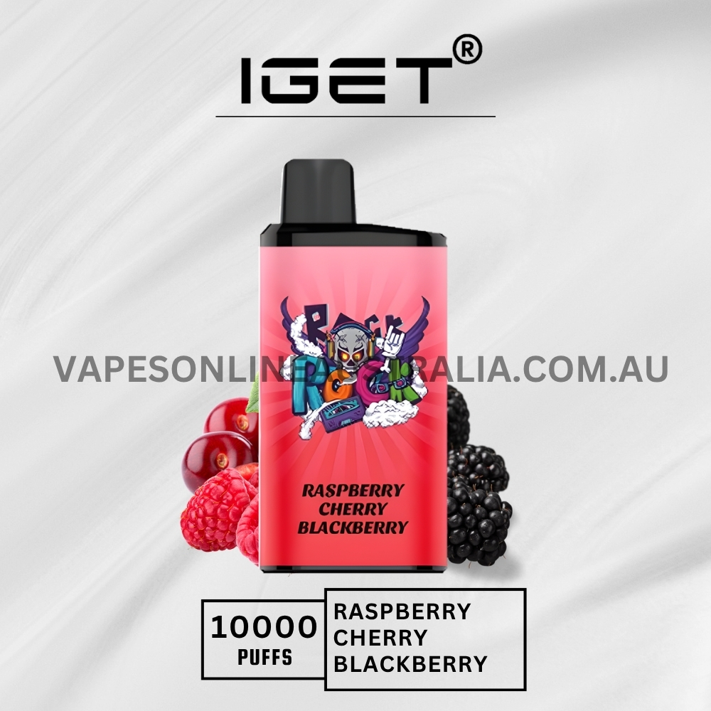 IGET Bar Pro 10000 Puffs Raspberry Cherry Blackberry IGET Bar Pro 10000 Puffs Raspberry Cherry Blackberry