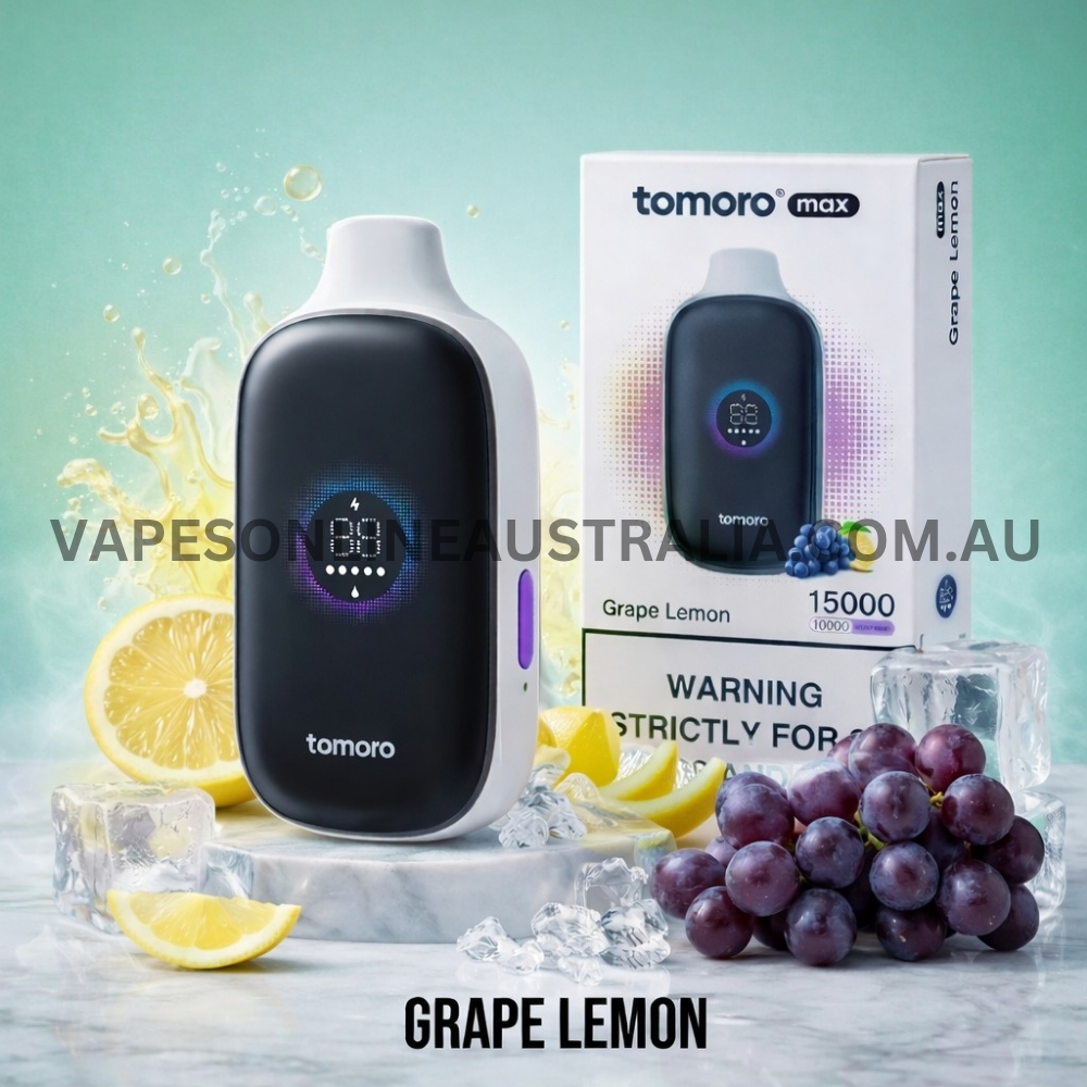 TOMORO 15000 Max Puffs Grape Lemon TOMORO 15000 Max Puffs Grape Lemon